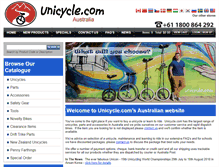 Tablet Screenshot of municycle.com.au